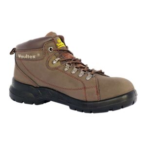 Vaultex MHR High Ankle Safety Shoes - Brown, 42