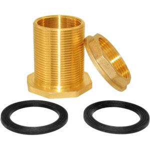 1 1/4" Brass Tank Connector
