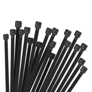 Cable Tie 200 x 2.5mm Black Nylon 100 Pcs/Pack