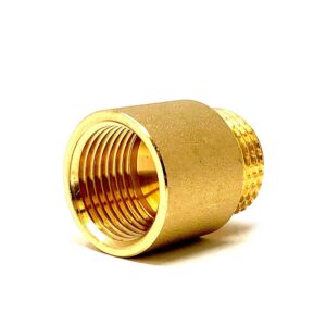 1/2" X 3/4" Brass Reducing Hex Nipple