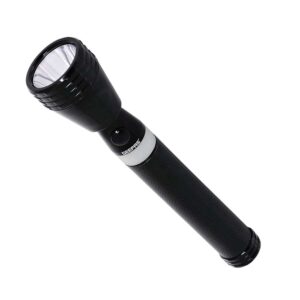 Geepas LED Torch Light with Long Beam Distance & Rechargeable Battery