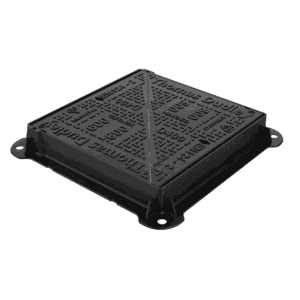 D400 600 X 600mm Solid Top Bitumin Coated DI Drainage Manhole