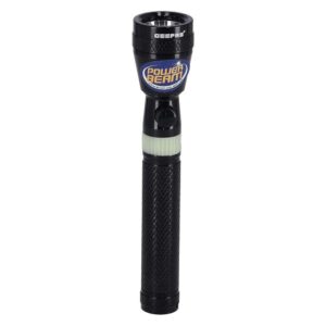 Geepas Rechargeable LED Torch, Suitable for Long-Range Lighting & Emergencies