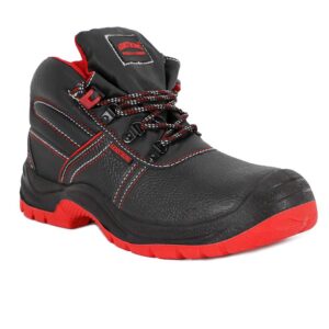 Armstrong ALO Steel Toe Safety Shoes, Size 38 Lightweight Protective Work Shoes - Black