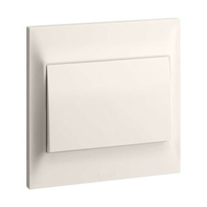 Legrand Belanko S 1-Gang 1-Way 16AX Switch, Simple Single-Point Control, Suitable for Home & Office - Ivory