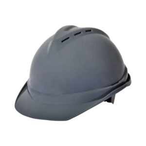 Ameriza Guard Ventilated Safety Helmet with Ratchet Suspension, Grey