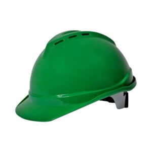 Ameriza Guard Ventilated Safety Helmet with Ratchet Suspension, Green