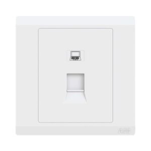 ABB 1 Gang Data Outlet RJ45 Plate only, Inora BL331, White