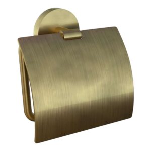 Jaquar Toilet Paper Holder with Lid, Covered Tissue Holder – Antique Bronze