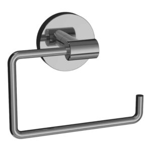 Jaquar Toilet Paper Holder, Wall-Mounted Tissue Roll Holder – Black Chrome
