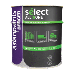 Asian Paints Berger 900ml Select All In One Enamel - White