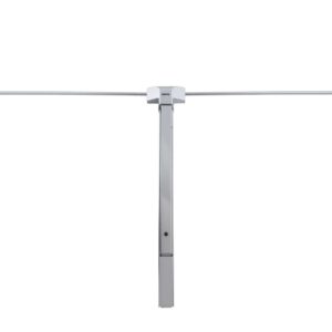 Geepas Stainless Steel Double Door, Vertical Panic Exit, Device Heavy Duty Push Bar