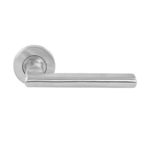 Geepas SS304 Mortise Rosette Hollow Lever Handle, Suitable for Internal Doors