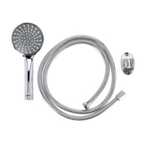 Geepas Single Function Hand Shower, Comes with High Pressure Rain Spray