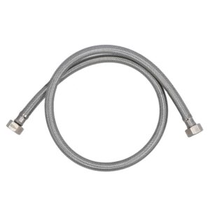 Geepas Stainless Steel Flexi Hose, 90cm, Suitable for Hot & Cold Water