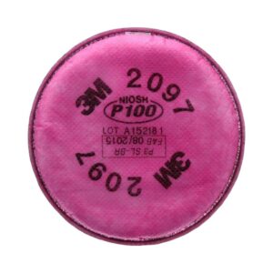 3M 2097 P100 Particulate Filter, Pink