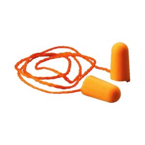 3M 1110 Corded Ear Plug, Orange 100Pair/Box